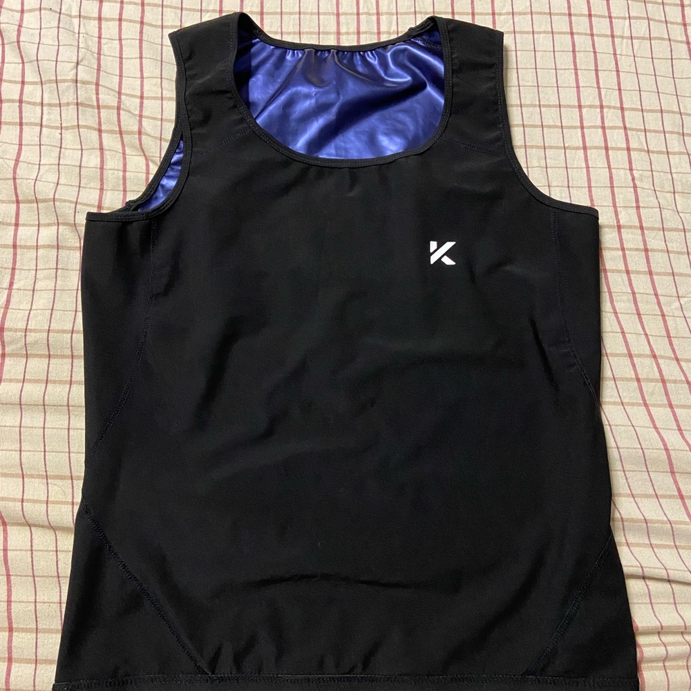 KEWLIOO Black-Purple MEN’s Sweat Vest